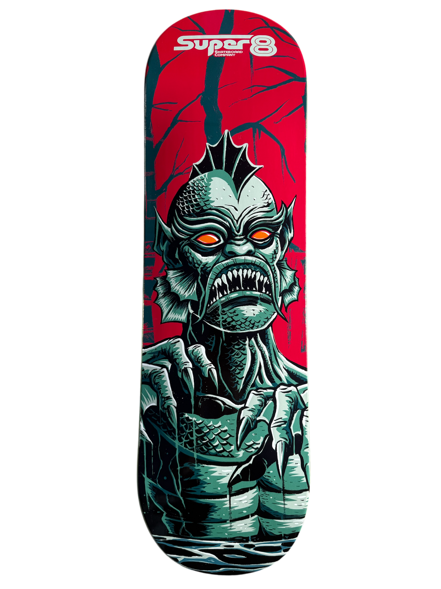 Super 8 Skateboard Co The Gillman Popsicle Skateboard Deck