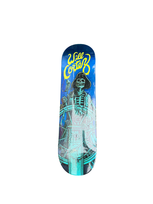 Super 8 Skateboard Co Will Cortez Momento Mori Deck Holo Foil