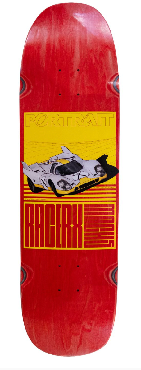 PORTRAIT 9.2 RACERX SKATEBOARD LIMITED EDITION 1 OF 50