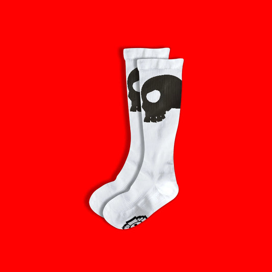 Old Bones Therapy Compression Socks: SKULL (1-Pack)