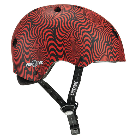 Spitfire Red Swirl Helmet