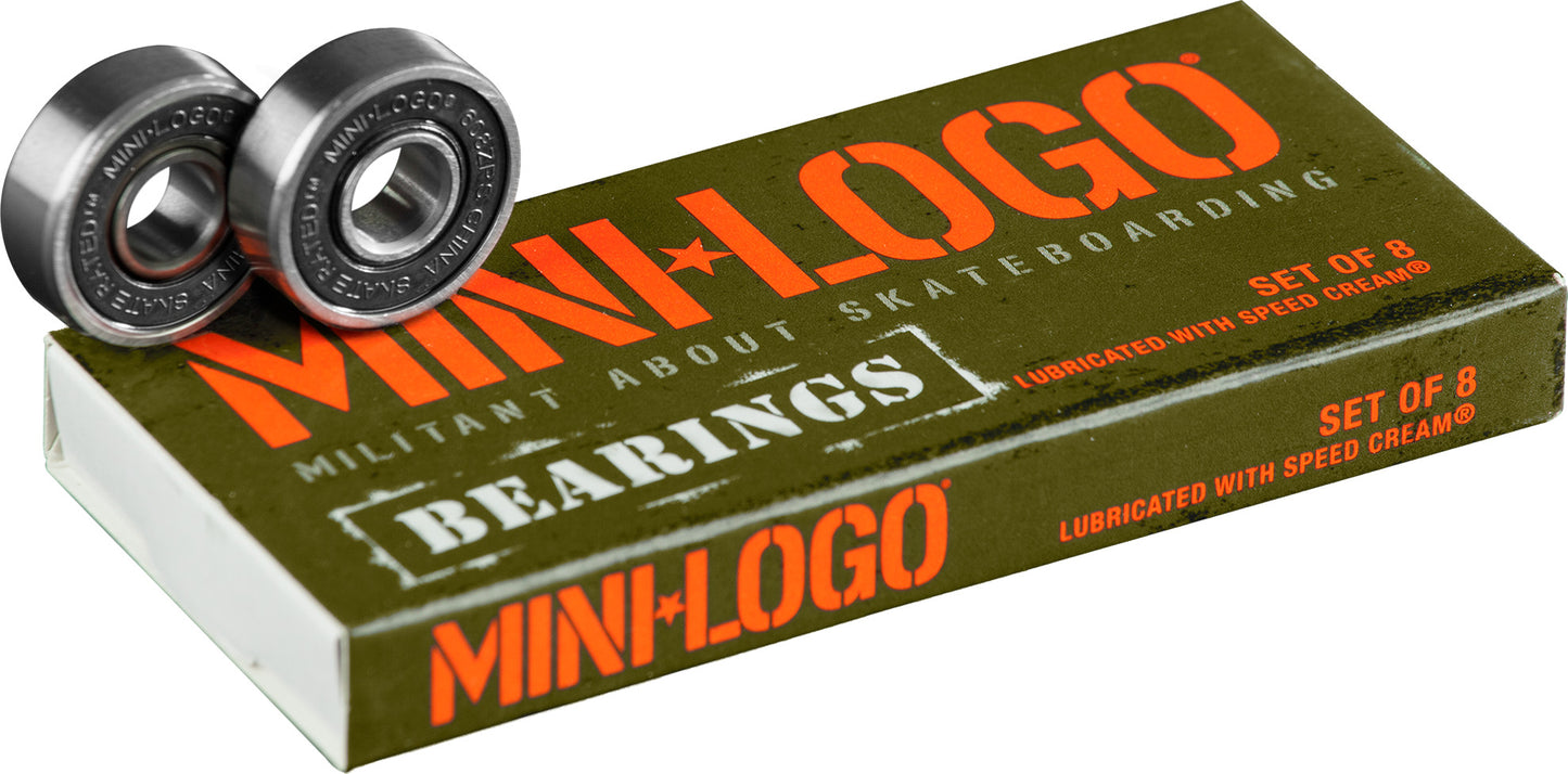 Mini Logo Sub Assembly Kit - 8.0" ML trucks, 53mm x 101A wheels, ML Bearings, ML Hardware, and ML Grip Tape