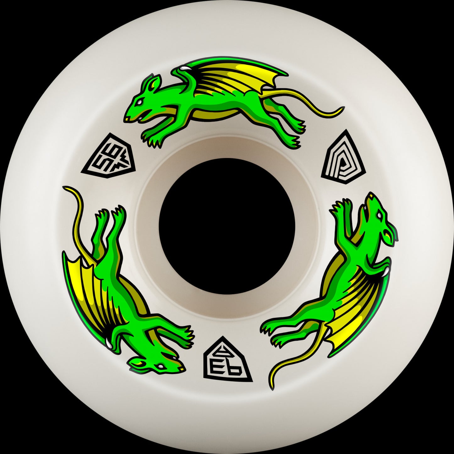 Powell Peralta Dragon Formula Nano Rats Skateboard Wheels 56mm x 36mm 93A 4pk
