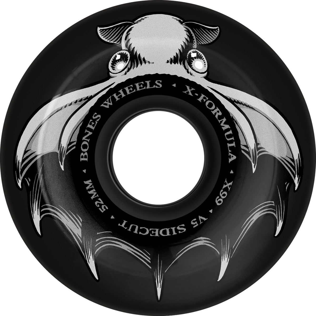 BONES WHEELS X-Formula Skateboard Wheels Dark Waters 52mm V5 Sidecut 99A