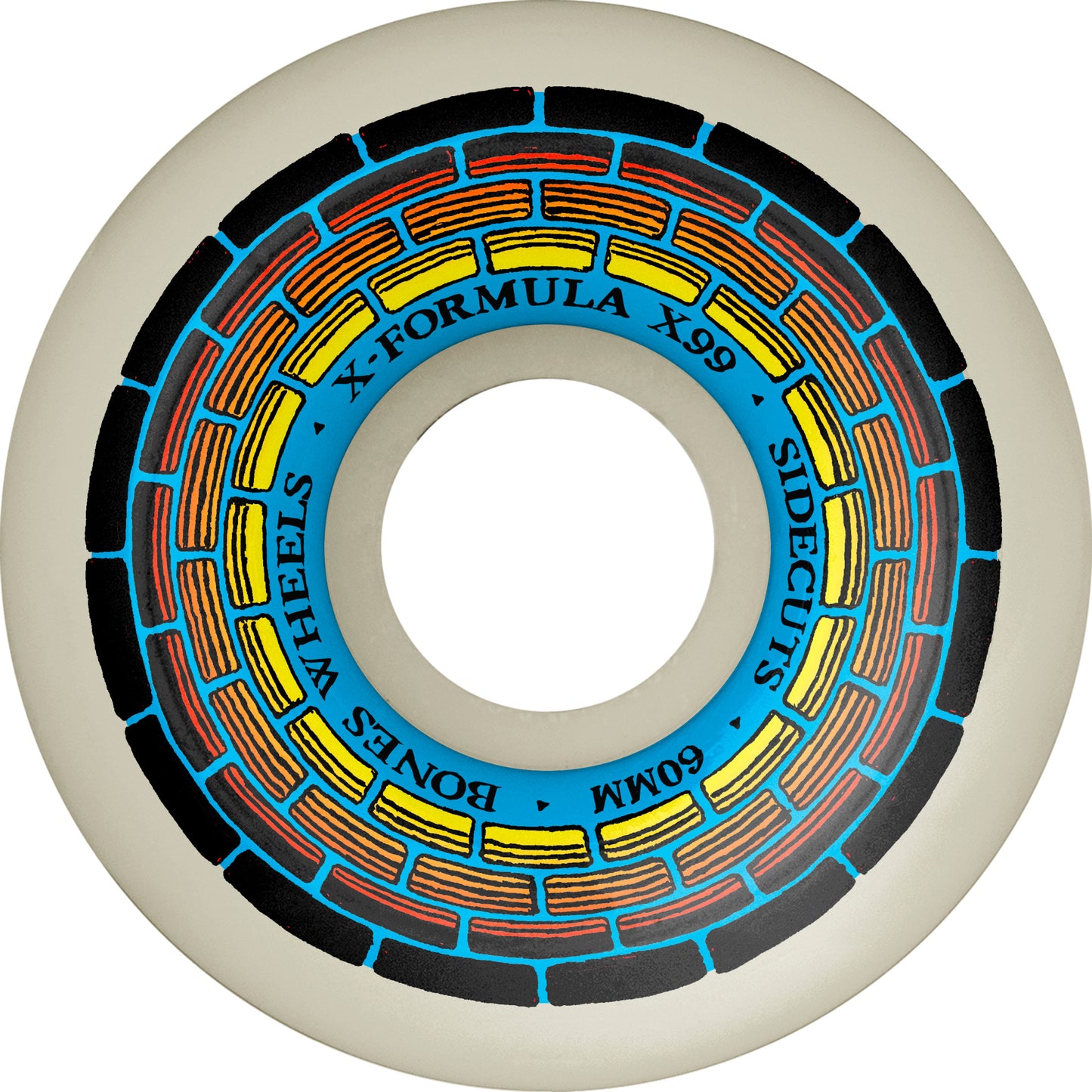 BONES WHEELS X-Formula Skateboard Wheels Wishing Well V5 Sidecuts 99A 4PK