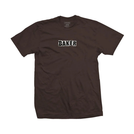 Baker Skateboards Brand Logo T-Shirt - Brown