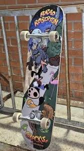 Grackle Brad Roberson skate deck 8.25