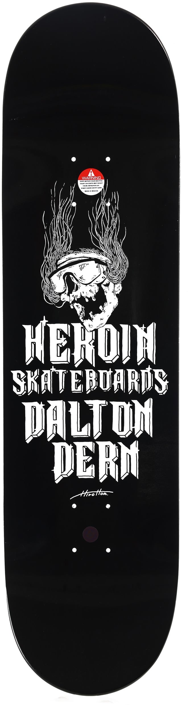 Heroin Skateboards DERN HURRICANE 8.5 SKATEBOARD DECK