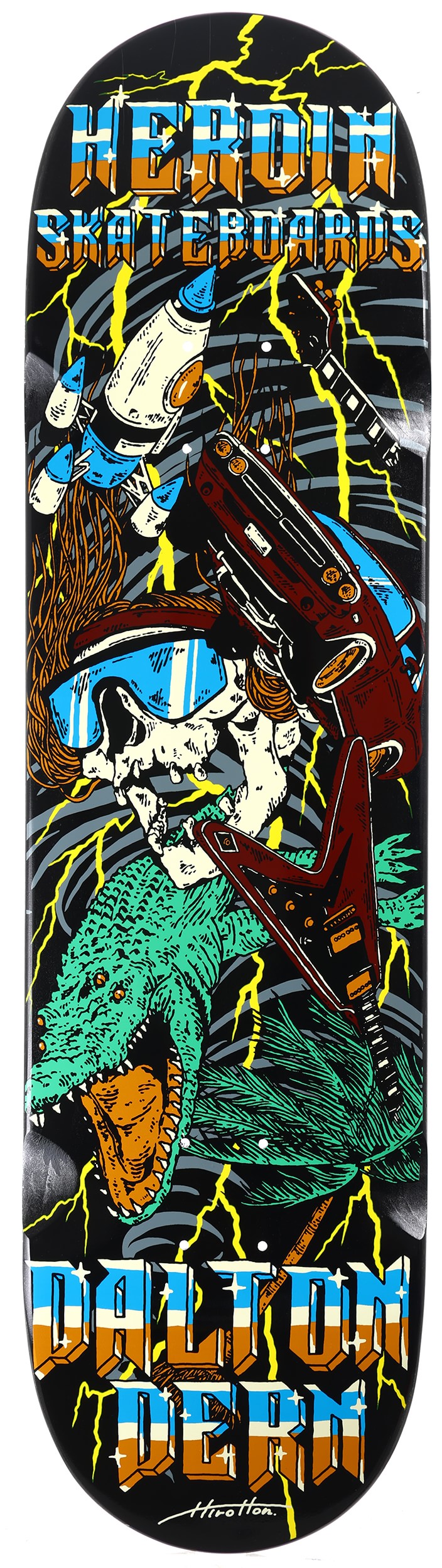 Heroin Skateboards DERN HURRICANE 8.5 SKATEBOARD DECK