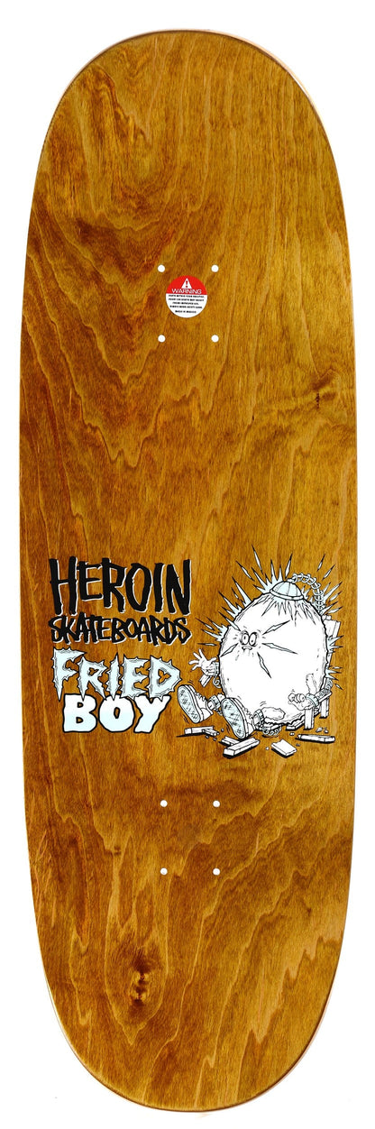 Heroin Skateboards FRIED BOY 10.4 WHEEL WELLS SKATEBOARD DECK