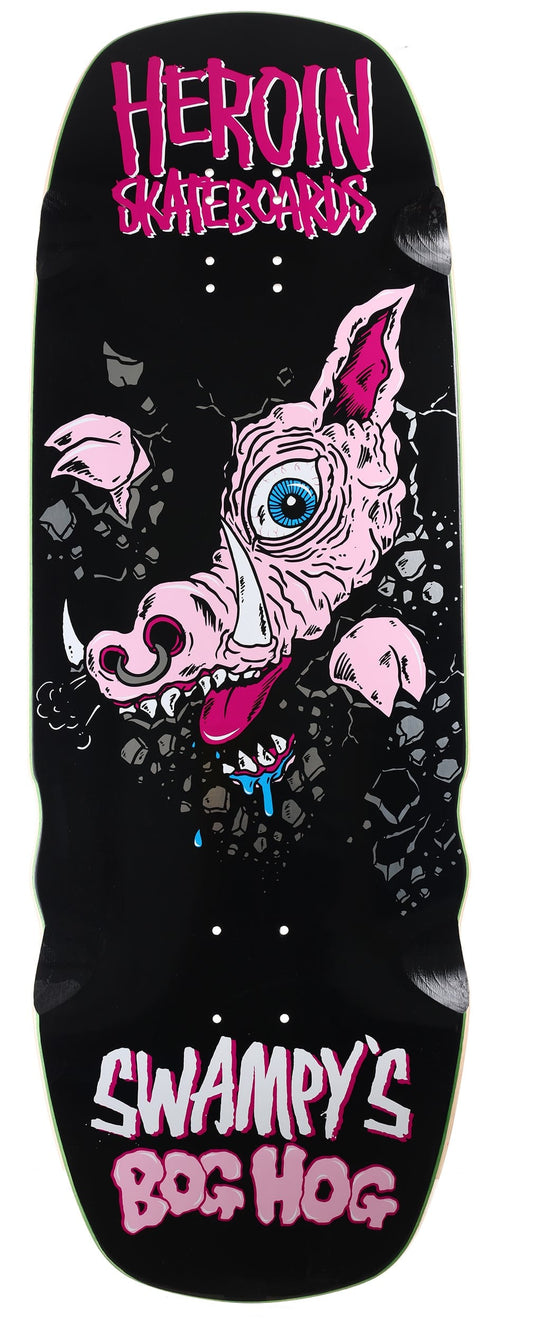 Heroin Skateboards SWAMPY'S BOG HOG 10.75 SKATEBOARD DECK