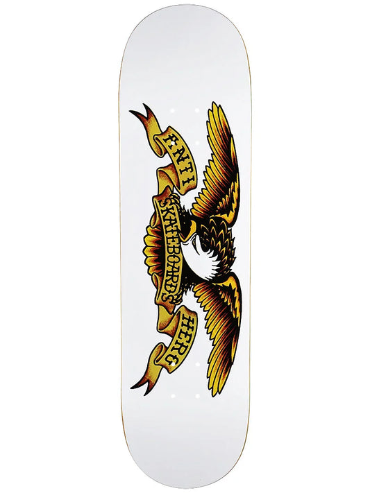 ANTI HERO CLASSIC EAGLE DECK-8.75 WHITE