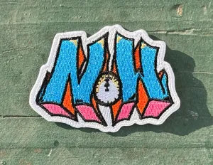 NOW Skateboards Clock Block Patch